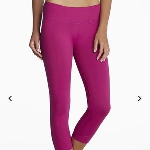 Fabletics seamless mulberry pink leggings tights size small